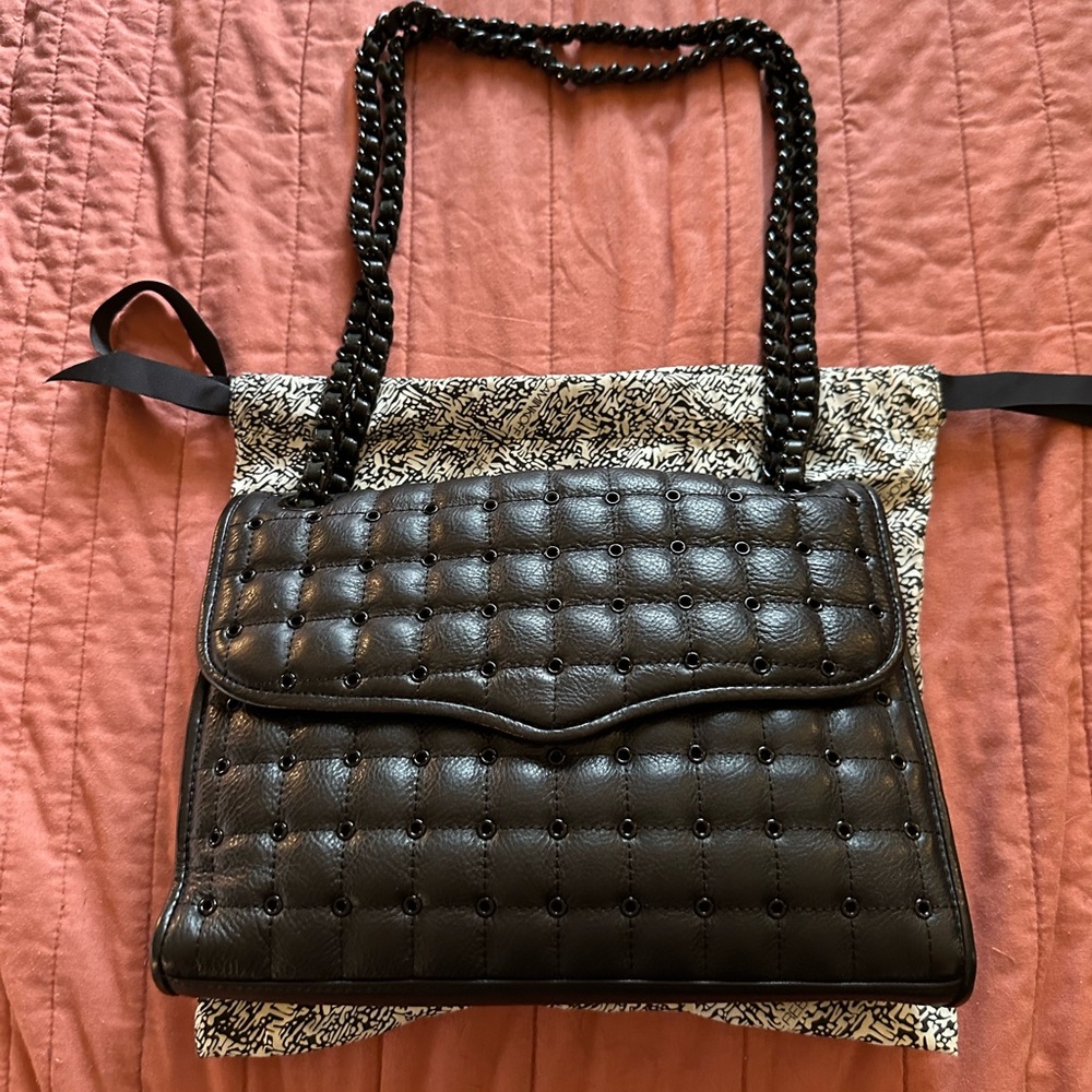 Black Rebecca minkoff shoulder bag